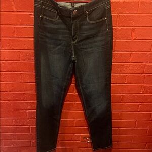 White House Black Market Dark Wash sculpt slim jeans